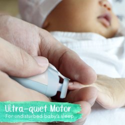 ⭐ Corta uñas Lima eléctrica Pulidor manicure bebé 6pz