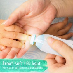 ⭐ Corta uñas Lima eléctrica Pulidor manicure bebé 6pz