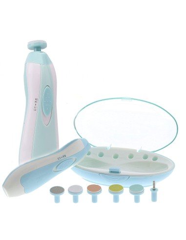 ⭐ Corta uñas Lima eléctrica Pulidor manicure bebé 6pz