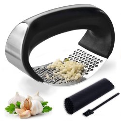⭐ Triturador Prensador Machacador Ajos Cocina Acero Inoxidable