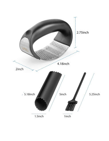 ⭐ Triturador Prensador Machacador Ajos Cocina Acero Inoxidable