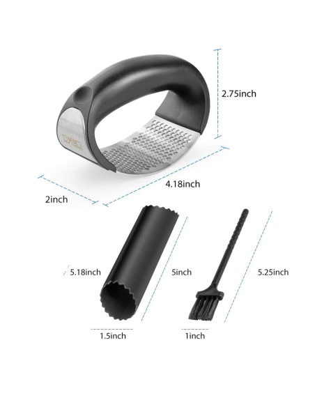 ⭐ Triturador Prensador Machacador Ajos Cocina Acero Inoxidable