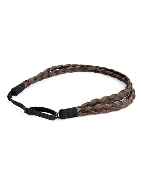 ⭐ Diadema Balaca Elástica Trenza Cabello Sintético ⭐ Diadema Balaca Elástica Trenza Cabello Sintético