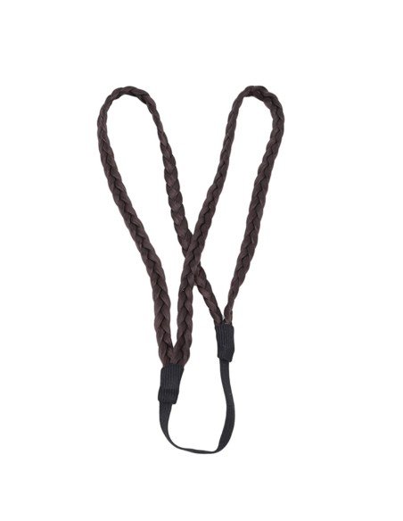 ⭐ Diadema Balaca Elástica Trenza Cabello Sintético