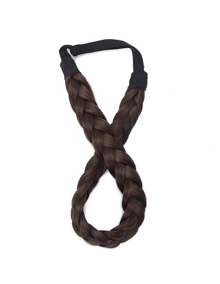 ⭐ Diadema Balaca Elástica Trenza Cabello Sintético ⭐ Diadema Balaca Elástica Trenza Cabello Sintético