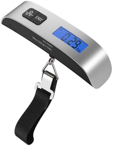 ⭐ Balanza Pesa de Viaje Báscula Portátil Digital Equipaje Maleta