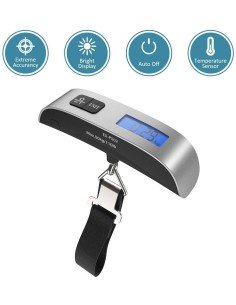 ⭐ Balanza Pesa de Viaje Báscula Portátil Digital Equipaje Maleta 2