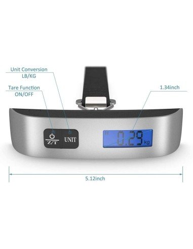 ⭐ Balanza Pesa de Viaje Báscula Portátil Digital Equipaje Maleta