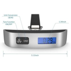 ⭐ Balanza Pesa de Viaje Báscula Portátil Digital Equipaje Maleta