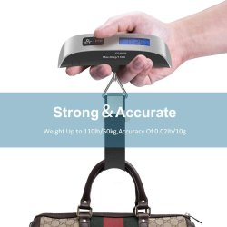 ⭐ Balanza Pesa de Viaje Báscula Portátil Digital Equipaje Maleta