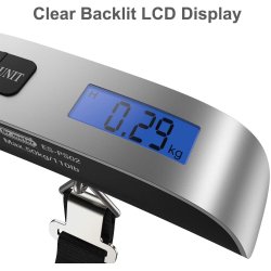 ⭐ Balanza Pesa de Viaje Báscula Portátil Digital Equipaje Maleta