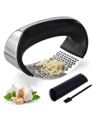 ⭐ Triturador Prensador Machacador Ajos Cocina Acero Inoxidable