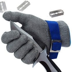 ⭐ Guantes Carnicería Seguridad Nivel 5 Anticorte Cocina X2