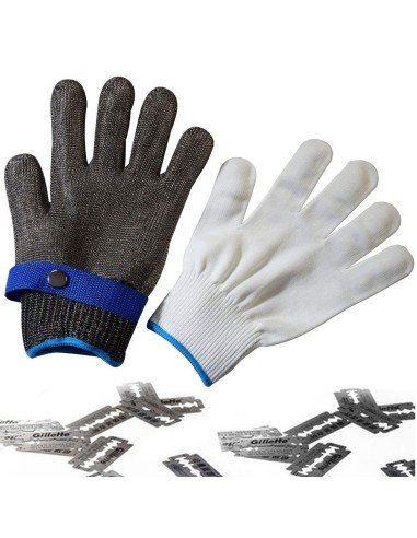 ⭐ Guantes Carnicería Seguridad Nivel 5 Anticorte Cocina X2