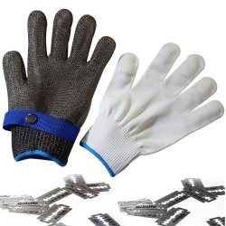 ⭐ Guantes Carnicería Seguridad Nivel 5 Anticorte Cocina X2