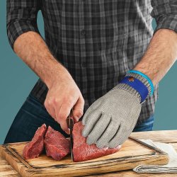 ⭐ Guantes Carnicería Seguridad Nivel 5 Anticorte Cocina X2
