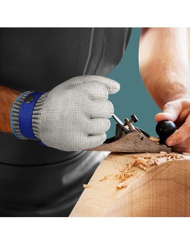 ⭐ Guantes Carnicería Seguridad Nivel 5 Anticorte Cocina X2