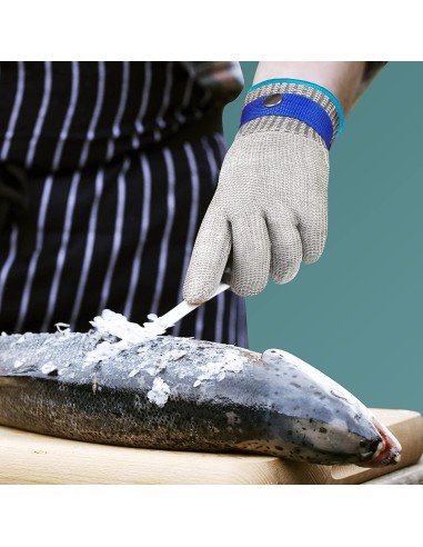 ⭐ Guantes Carnicería Seguridad Nivel 5 Anticorte Cocina X2