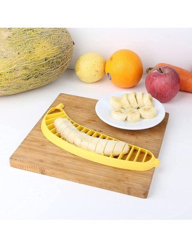 ⭐ Rebanador de Banana realiza perfectas rodajas para ensaladas