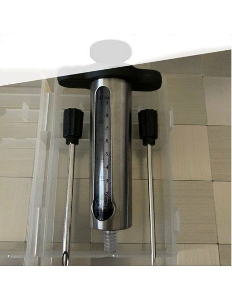 ⭐ Jeringa Inyector Sazonador De Carnes Agujas Adobar Pollo Pernil Pavo Relleno Cocina