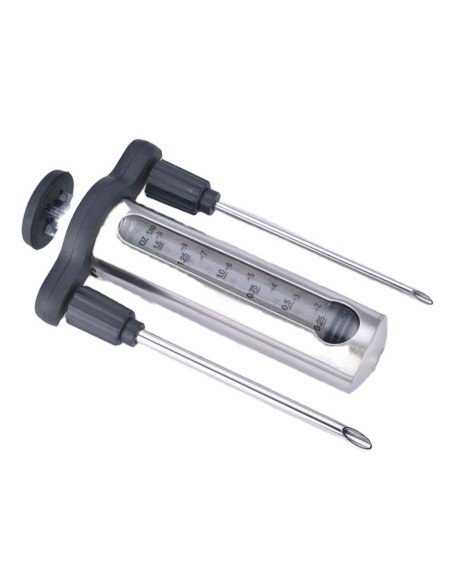 ⭐ Jeringa Inyector Sazonador De Carnes Agujas Adobar Pollo Pernil Pavo Relleno Cocina