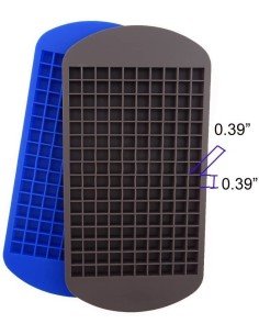 ⭐ Molde De Silicona Mini Cubos 160 Cavidades Whiskey Hielo 2