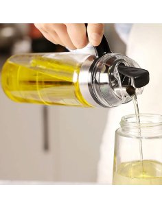 ⭐ Dispensador de Aceite o vinagre Aceitera en vidrio Dosificador 500ml 2