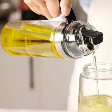 ⭐ Dispensador de Aceite o vinagre Aceitera en vidrio Dosificador 500ml