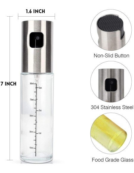 Setx2 Pulverizador aceite Spray Oil cocina bbq 100ml