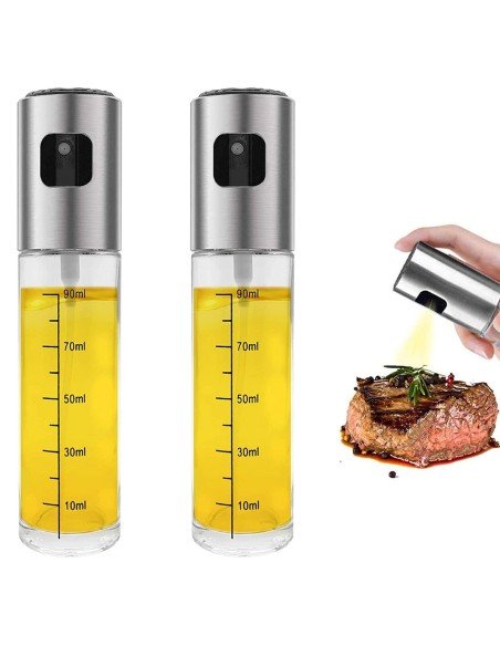⭐ Setx2 Pulverizador aceite Spray Oil cocina bbq 100ml