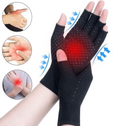 ⭐ Guantes magnéticos de compresión masaje para la artritis