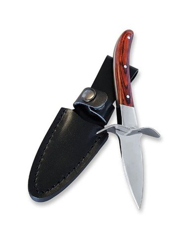 ⭐ Cuchillo De Abridor De Ostras en Acero Inoxidable y estuche