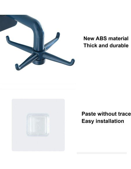 ⭐ Organizador Soporte a pared giratorio cocina baño Multiusos ⭐ Organizador Soporte a pared giratorio cocina baño Multiusos