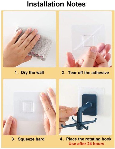 ⭐ Organizador Soporte a pared giratorio cocina baño Multiusos