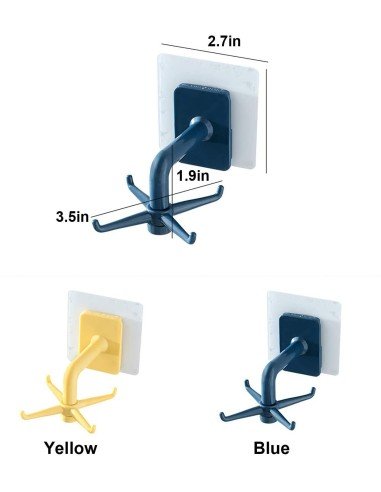 ⭐ Organizador Soporte a pared giratorio cocina baño Multiusos