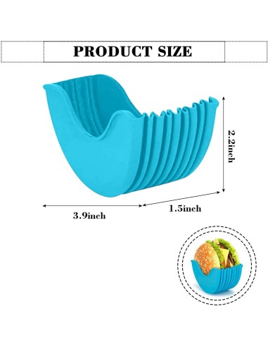 ⭐ Soporte Para Hamburguesas Donas Lavable y Reutilizable