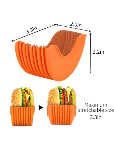 ⭐ Soporte Para Hamburguesas Donas Lavable y Reutilizable ⭐ Soporte Para Hamburguesas Donas Lavable y Reutilizable