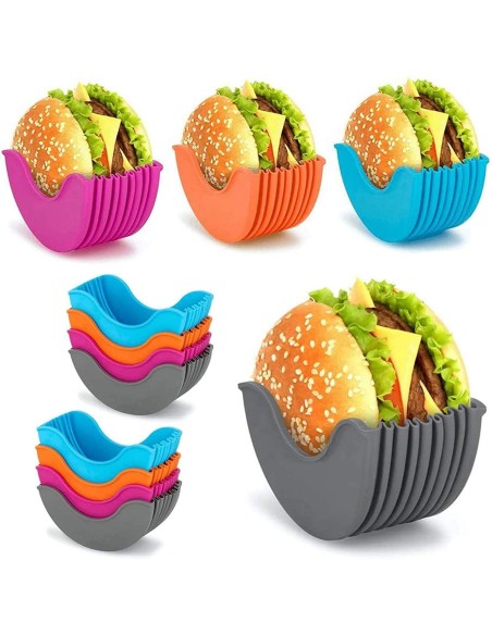 ⭐ Soporte Para Hamburguesas Donas Lavable y Reutilizable ⭐ Soporte Para Hamburguesas Donas Lavable y Reutilizable