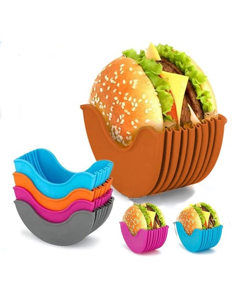 ⭐ Soporte Para Hamburguesas Donas Lavable y Reutilizable ⭐ Soporte Para Hamburguesas Donas Lavable y Reutilizable