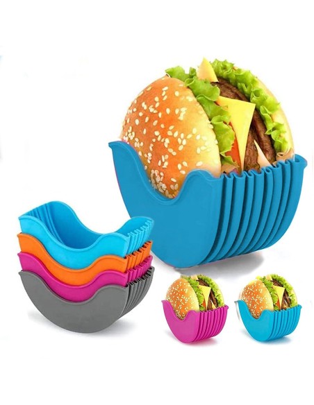 ⭐ Soporte Para Hamburguesas Donas Lavable y Reutilizable ⭐ Soporte Para Hamburguesas Donas Lavable y Reutilizable