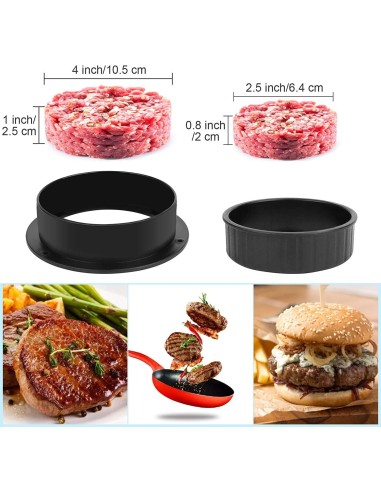 ⭐ Prensa Molde Para Hamburguesas Grande 3 En 1 carne arepa