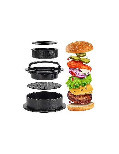 ⭐ Prensa Molde Para Hamburguesas Grande 3 En 1 carne arepa