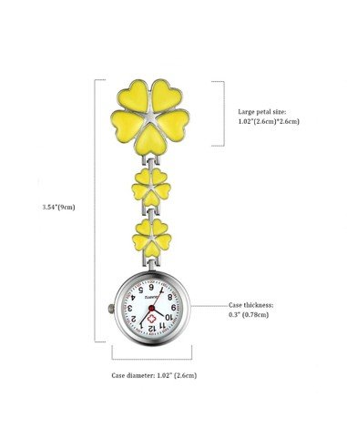 ⭐ Reloj Profesional de colgar ideal para enfermera tipo pinza bolsillo
