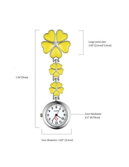 ⭐ Reloj Profesional de colgar ideal para enfermera tipo pinza bolsillo ⭐ Reloj Profesional de colgar ideal para enfermera tipo pinza bolsillo
