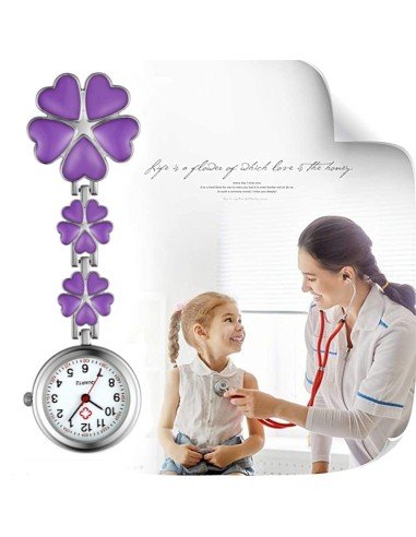 ⭐ Reloj Profesional de colgar ideal para enfermera tipo pinza bolsillo