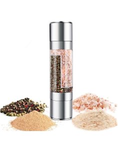 Molinillo De Sal Pimienta 2en1 Pimentero Especias Acero Inoxidable