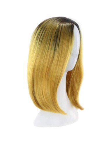 ⭐  Peluca Balayage Cosplay Degradee Kanekalon 30cm Uso Diario