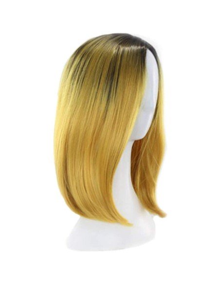 ⭐  Peluca Balayage Cosplay Degradee Kanekalon 30cm Uso Diario