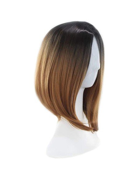 ⭐  Peluca Balayage Cosplay Degradee Kanekalon 30cm Uso Diario