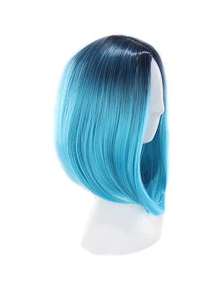 ⭐  Peluca Balayage Cosplay Degradee Kanekalon 30cm Uso Diario